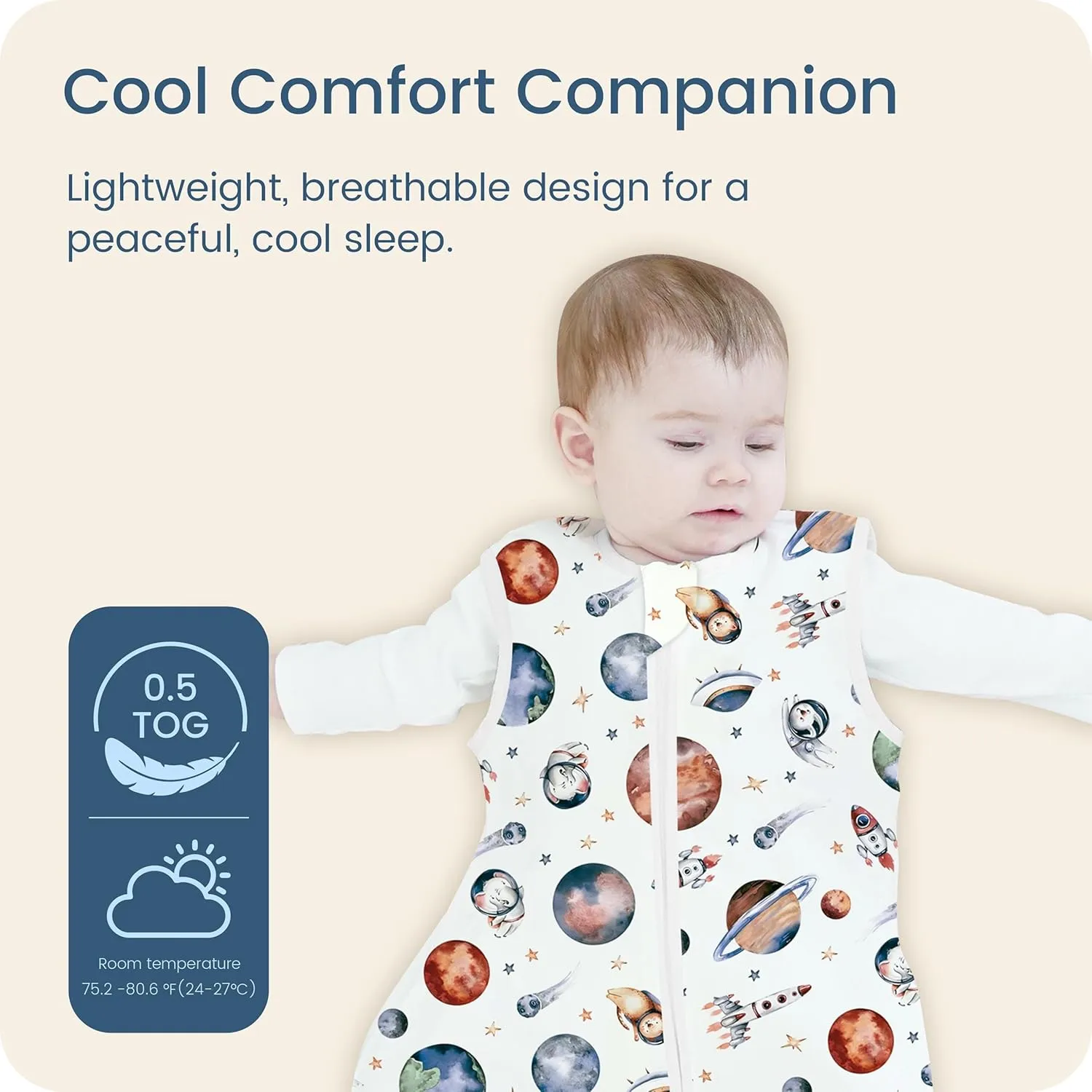Toddler Sleep Sacks 2T-3T-4T, 0.5 TOG Light Summer Wearable Blankets, Extra Long XL Sleeping Bags, 2 Pack