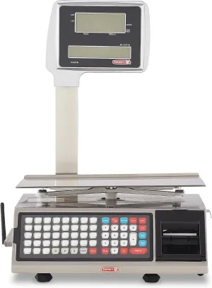 Torrey W-LABEL-40L NTEP Price Computing Thermal Label Printing Scale 40LB x 0.01 LB, Stainless Steel Casing with 350 Plus Direct Access