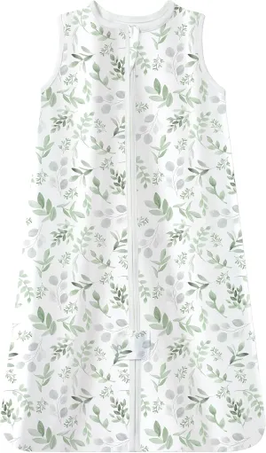 TotAha Floral Sleep Sack 0-6-12-24 Months, 0.5 TOG Light Sleeping Sacks, Buttery Soft Infant Sleep Bag with 2-way Safe Zipper