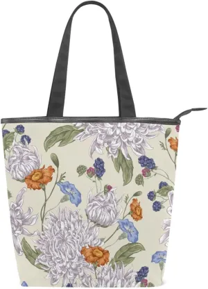 Tote Bag Women Work Canvas Bags Shoulder Bag Purse for Women Travel Bags Handbags Everyday Bag Pattren 1