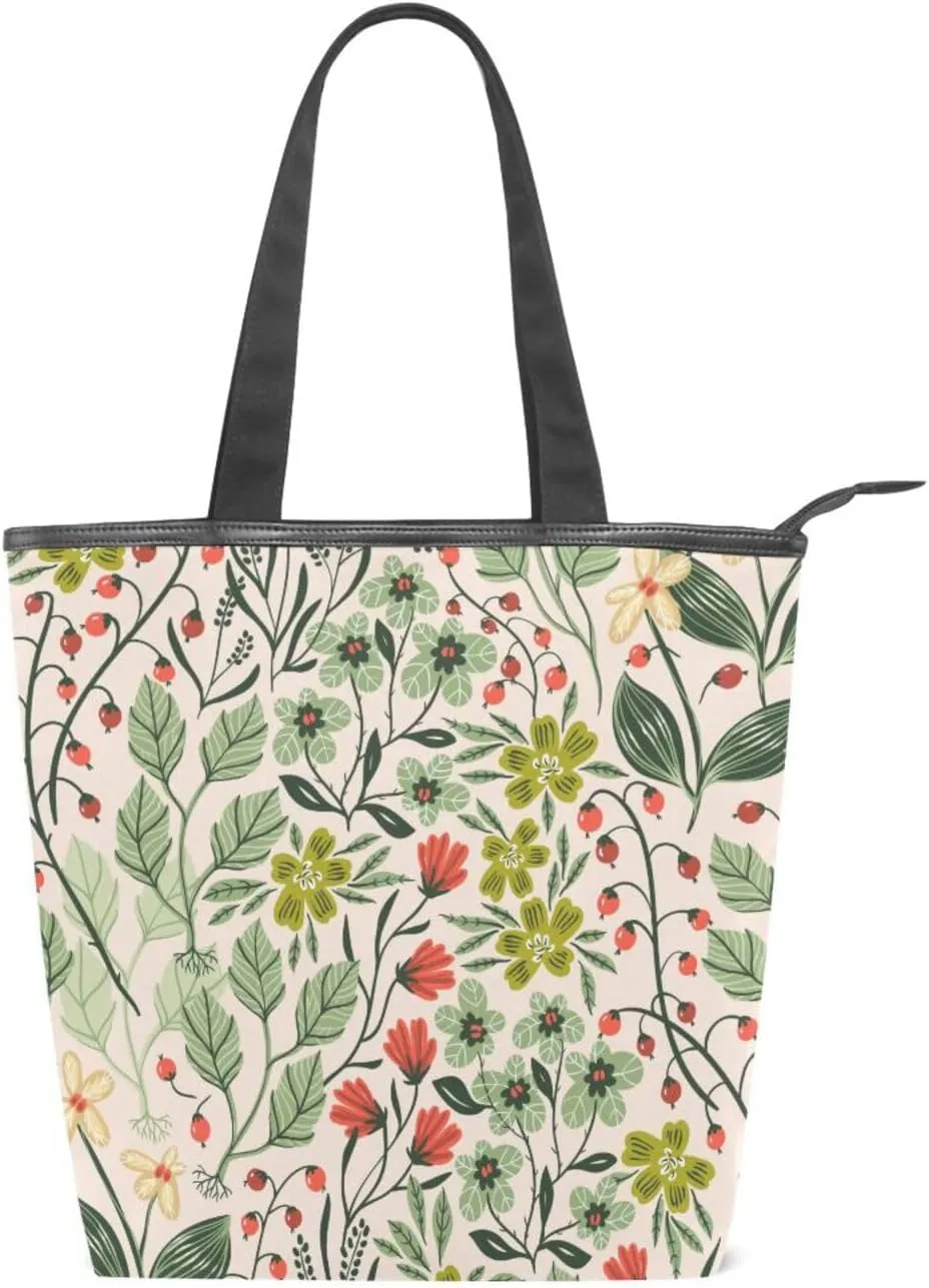 Tote Bag Women Work Canvas Bags Shoulder Bag Purse for Women Travel Bags Handbags Everyday Bag Pattren 1