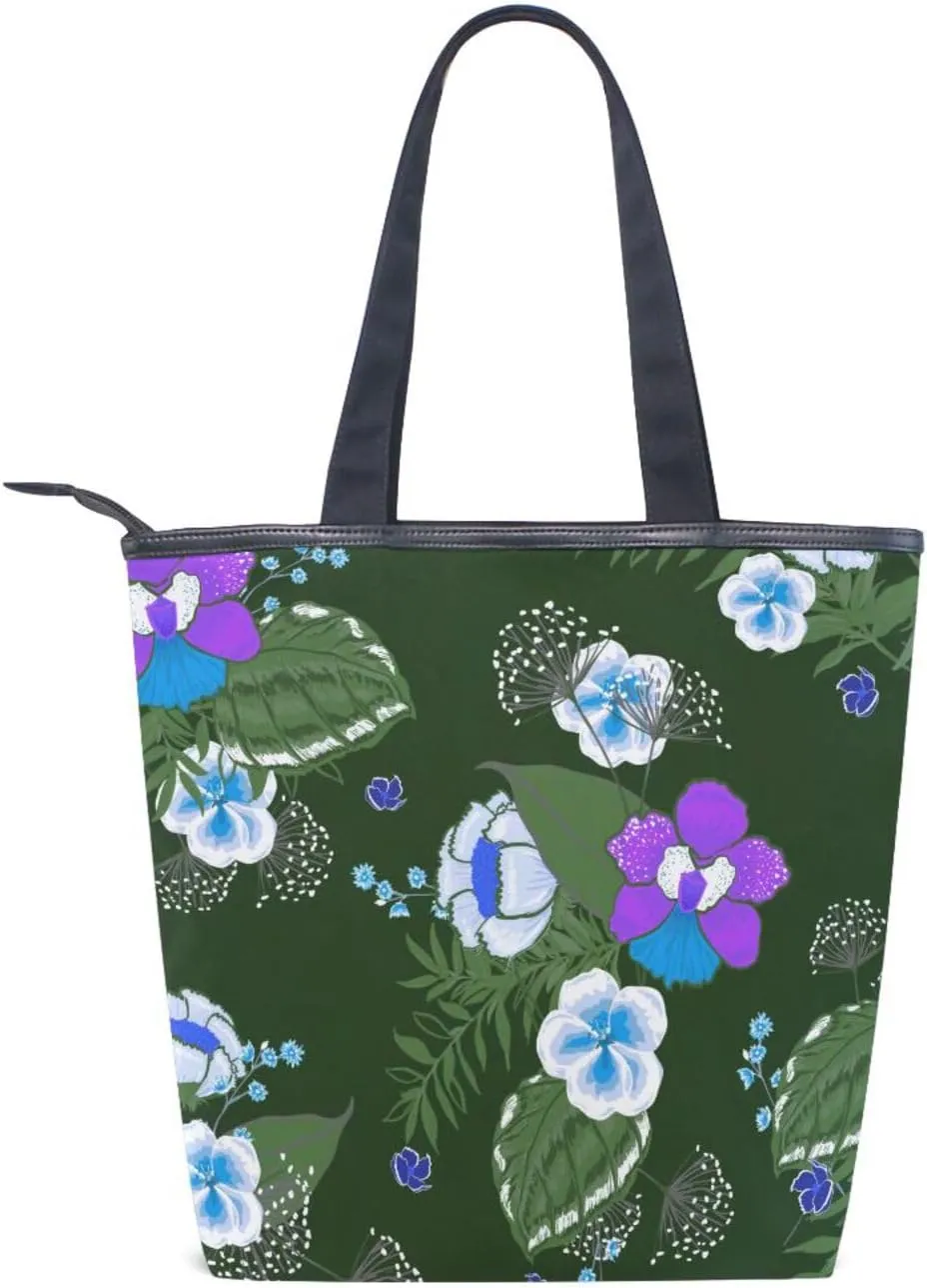 Tote Bag Women Work Canvas Bags Shoulder Bag Purse for Women Travel Bags Handbags Everyday Bag Pattren 1