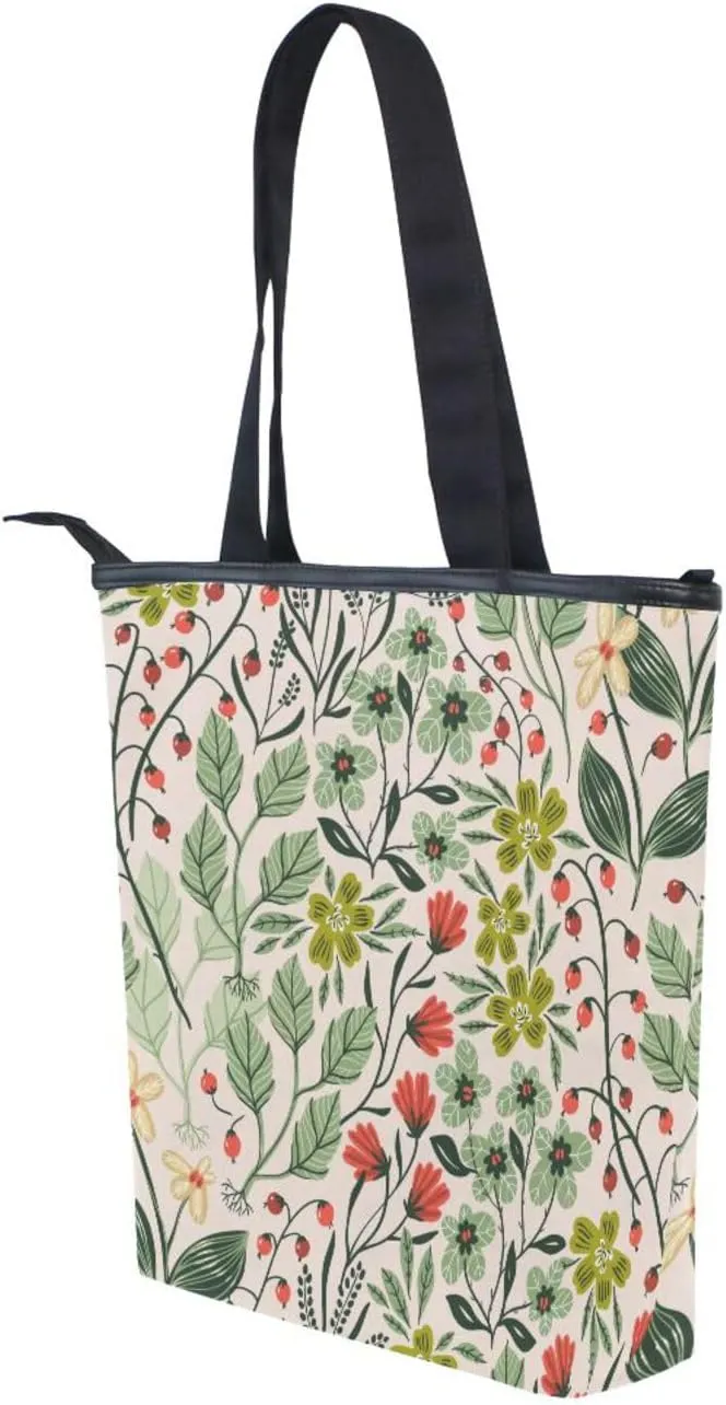Tote Bag Women Work Canvas Bags Shoulder Bag Purse for Women Travel Bags Handbags Everyday Bag Pattren 1