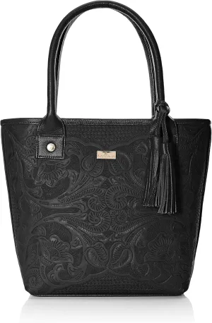 Tote bag, women's bag, handcrafted bag, engraved leather bag, leather bag, lady bag, Soraya Model