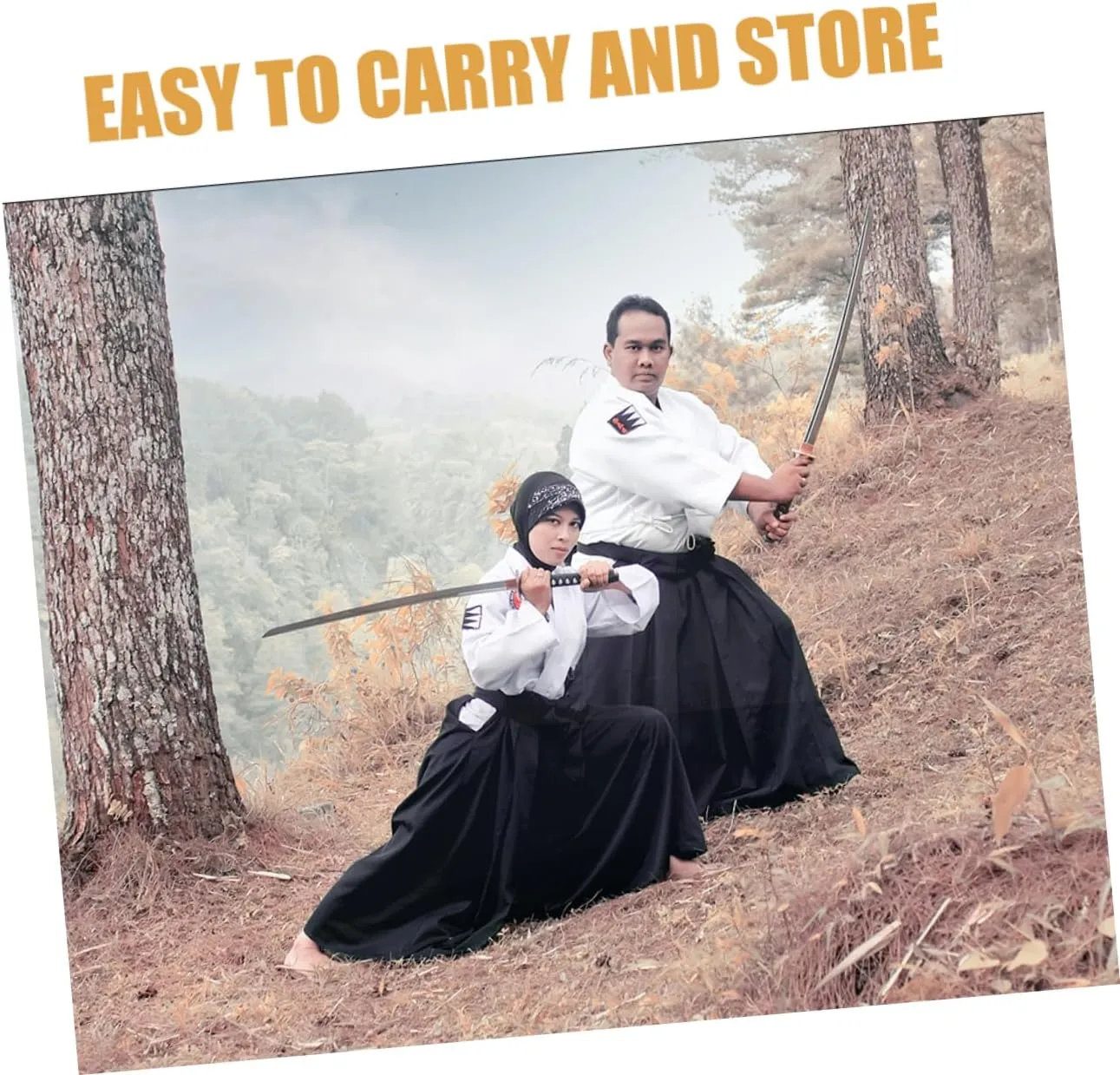 Toyvian Portable Sword Pouch Thick Carrying Bag for Japanese and Chinese Swords Convenient Storage with Space