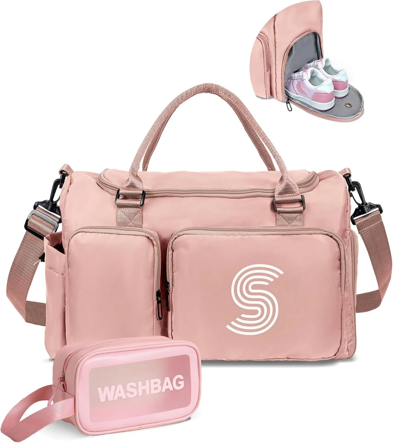 Travel Bag for Girls, Kids Travel Duffel Bag, Personalized Weekender Bag, Overnight Bag Sleepover Bag Dance Bag, Girls Women Teacher Gift