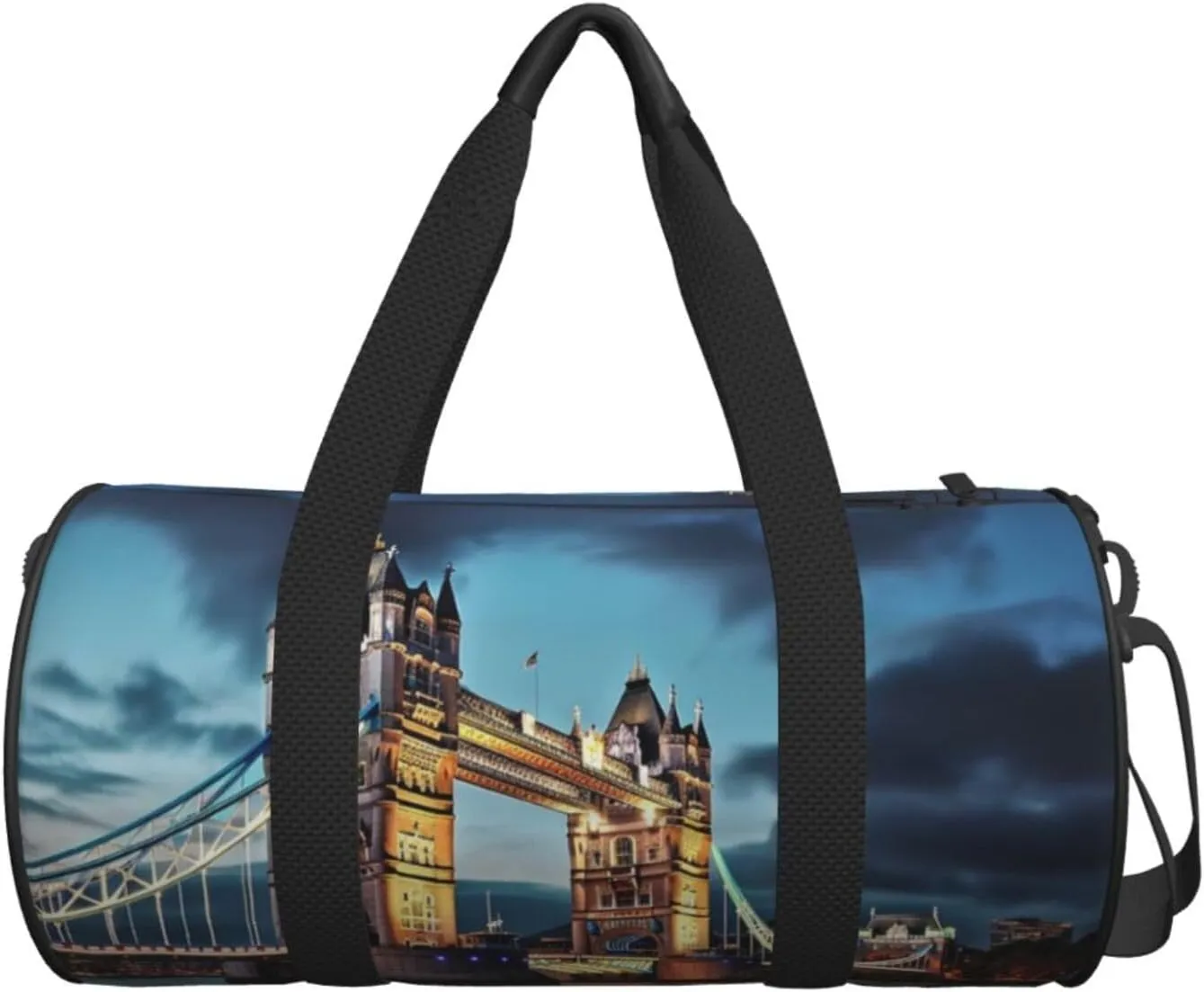 Travel Bag For Women,Tower Bridge In London Print Personal Item Duffle Bags,Weekend Travel Duffel Tote Bag,Travel Sport Gym Bag For Men,Airplane Travel Essentials For Flying