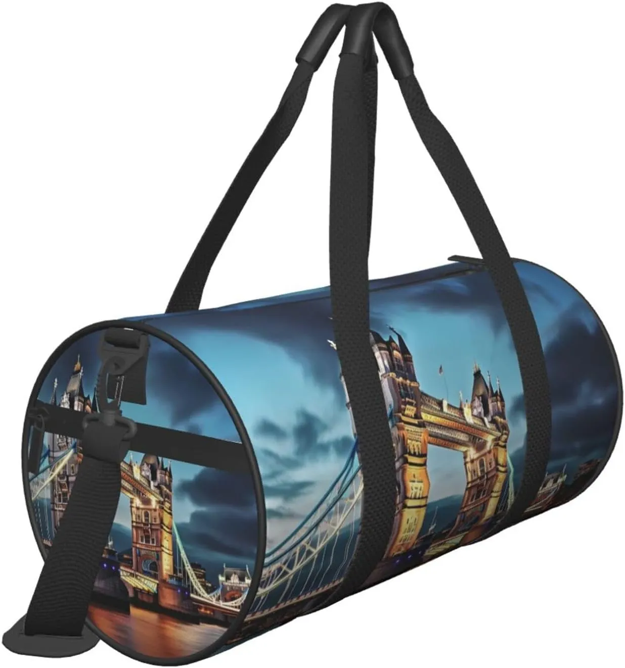Travel Bag For Women,Tower Bridge In London Print Personal Item Duffle Bags,Weekend Travel Duffel Tote Bag,Travel Sport Gym Bag For Men,Airplane Travel Essentials For Flying