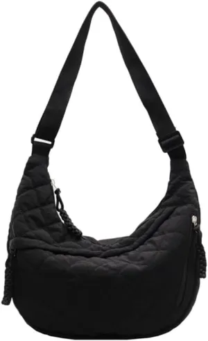 Trendy Handbag Lightweight Canvas Crossbody Purse Stylish Shoulder Bags with Adjustable Strap for Women and Students