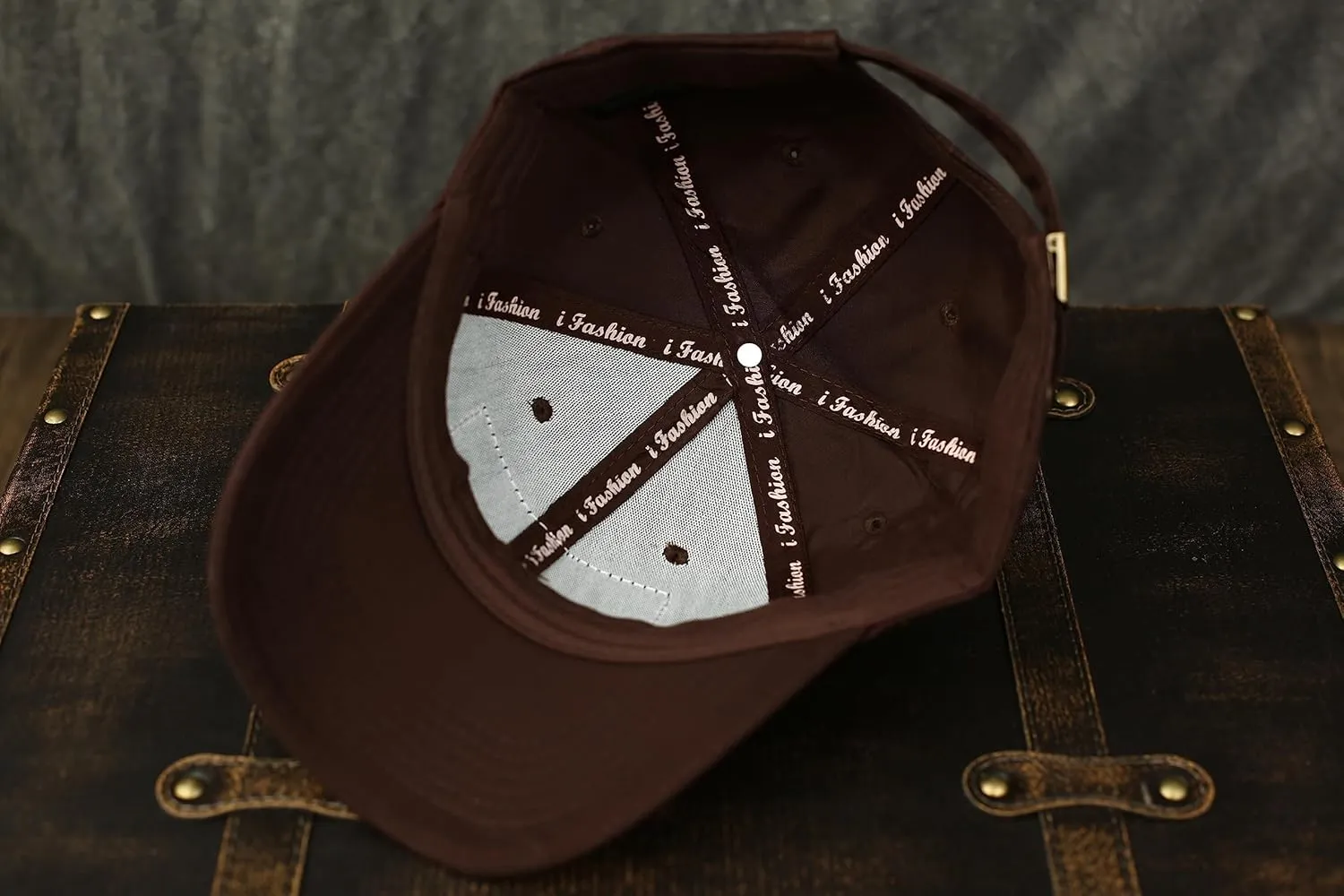 Trucker Hat for Dad, Baseball Hat Papa Cap Laser Engraved Leather Patch Trucker Hat