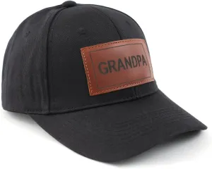 Trucker Hat for Dad, Baseball Hat Papa Cap Laser Engraved Leather Patch Trucker Hat