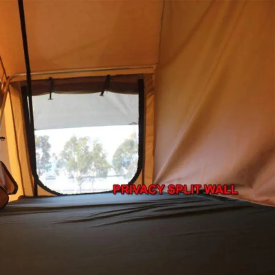 Tuff Stuff Overland Elite Rooftop Tent Includes Annex Room, 4-5 Person, Tan