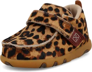 Twisted X Infant's Driving Moc, Moc Toe, Leopard, 8 M