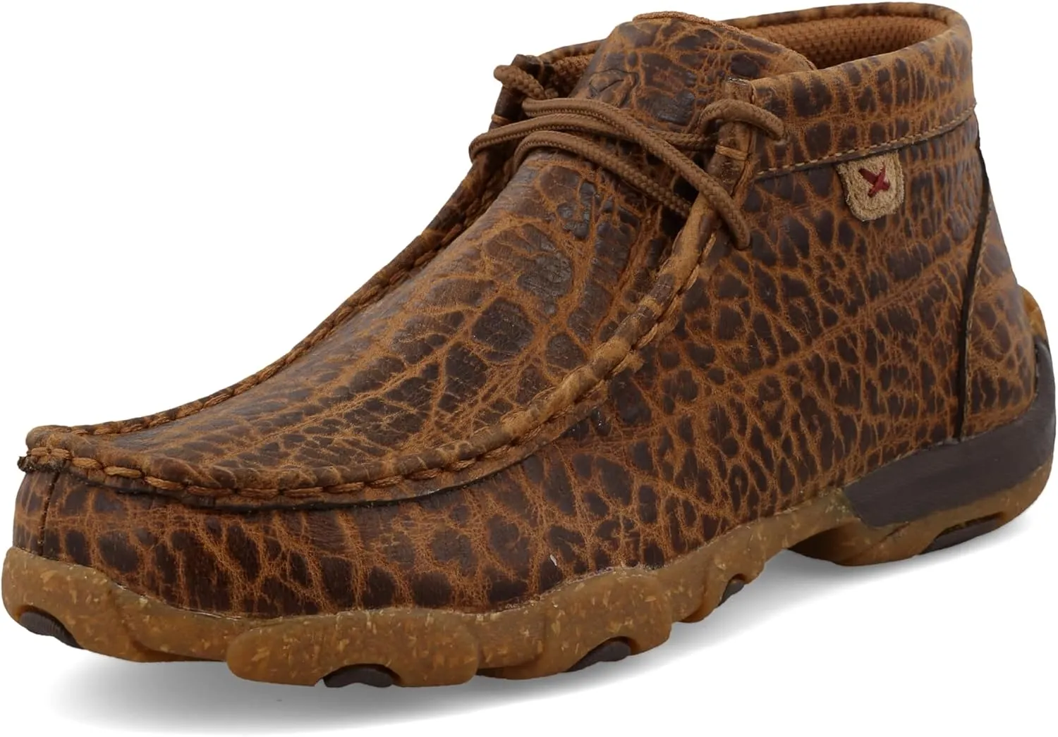 Twisted X Kids Golden Elephant Print Chukka Driving Moc