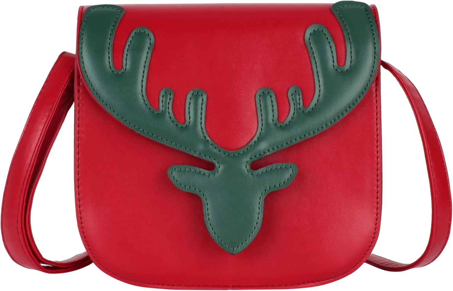 U Scinan Women's Cute Reindeer Bag Small Christmas Shoulder Handbag Crossbody Purse