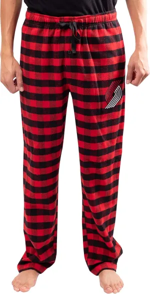 Ultra Game Men's NBA Official Sleepwear Super Soft Flannel Pajama Loungewear Pants