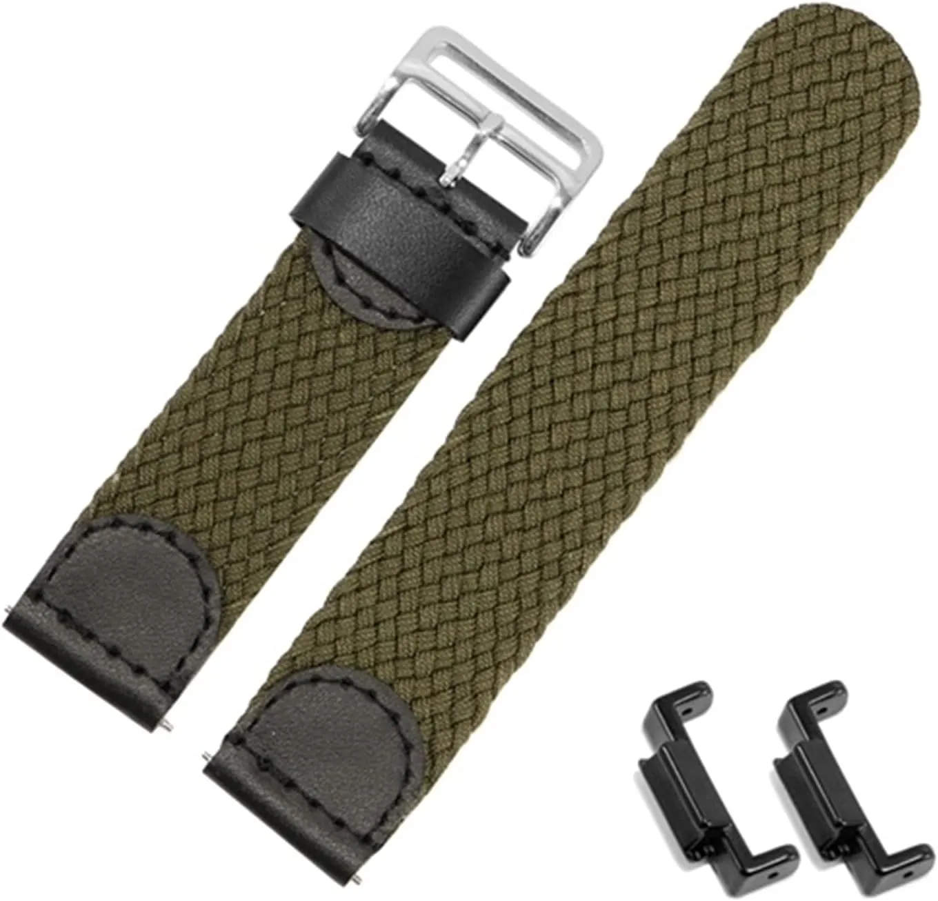 Universal Strap,20mm Electronic Analogue Watch Woven Canvas Nylon Watchband Replacement Accessories Sweat Absort Soft Comfortable Watch Wrist Band