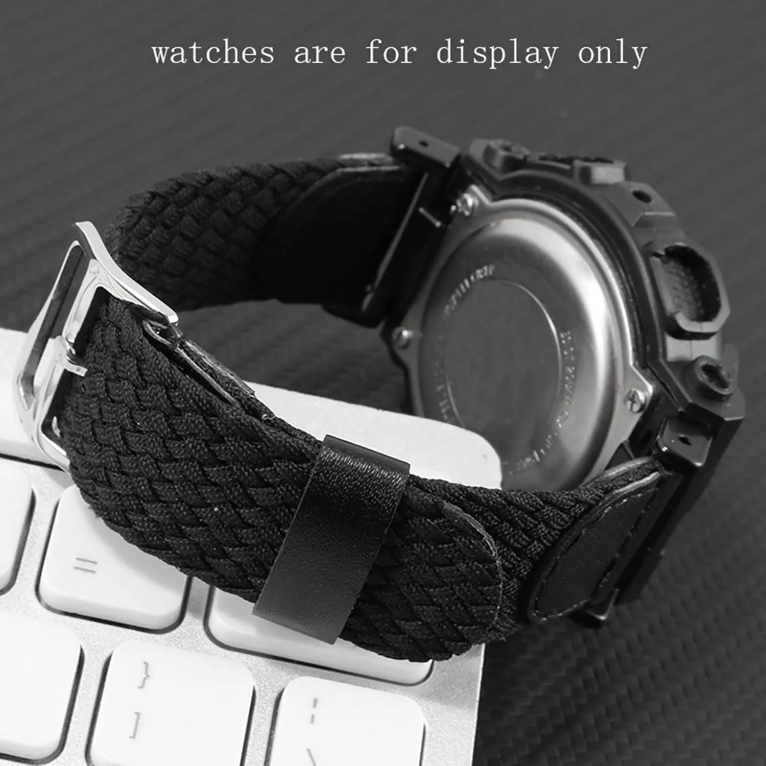 Universal Strap,20mm Electronic Analogue Watch Woven Canvas Nylon Watchband Replacement Accessories Sweat Absort Soft Comfortable Watch Wrist Band