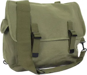Unstamped US M1936 Musette Bag and Strap - Olive Drab