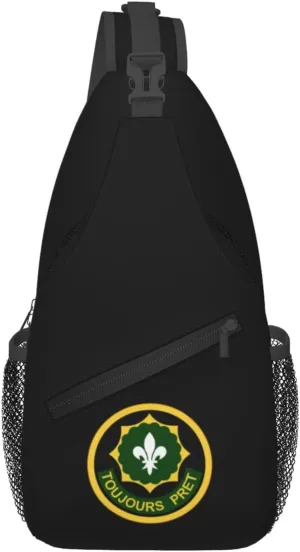 Us 2Nd Cavalry Regiment Crossbody Bags For Women Men Chest Backpack Gym Shoulder Bag Travel Outdoor Sports Casual Crossbody Bags