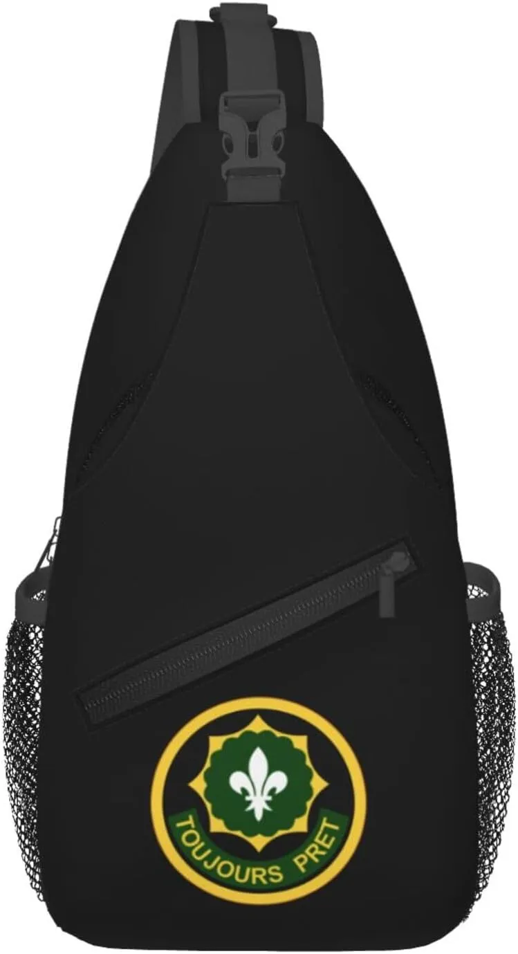 Us 2Nd Cavalry Regiment Crossbody Bags For Women Men Chest Backpack Gym Shoulder Bag Travel Outdoor Sports Casual Crossbody Bags