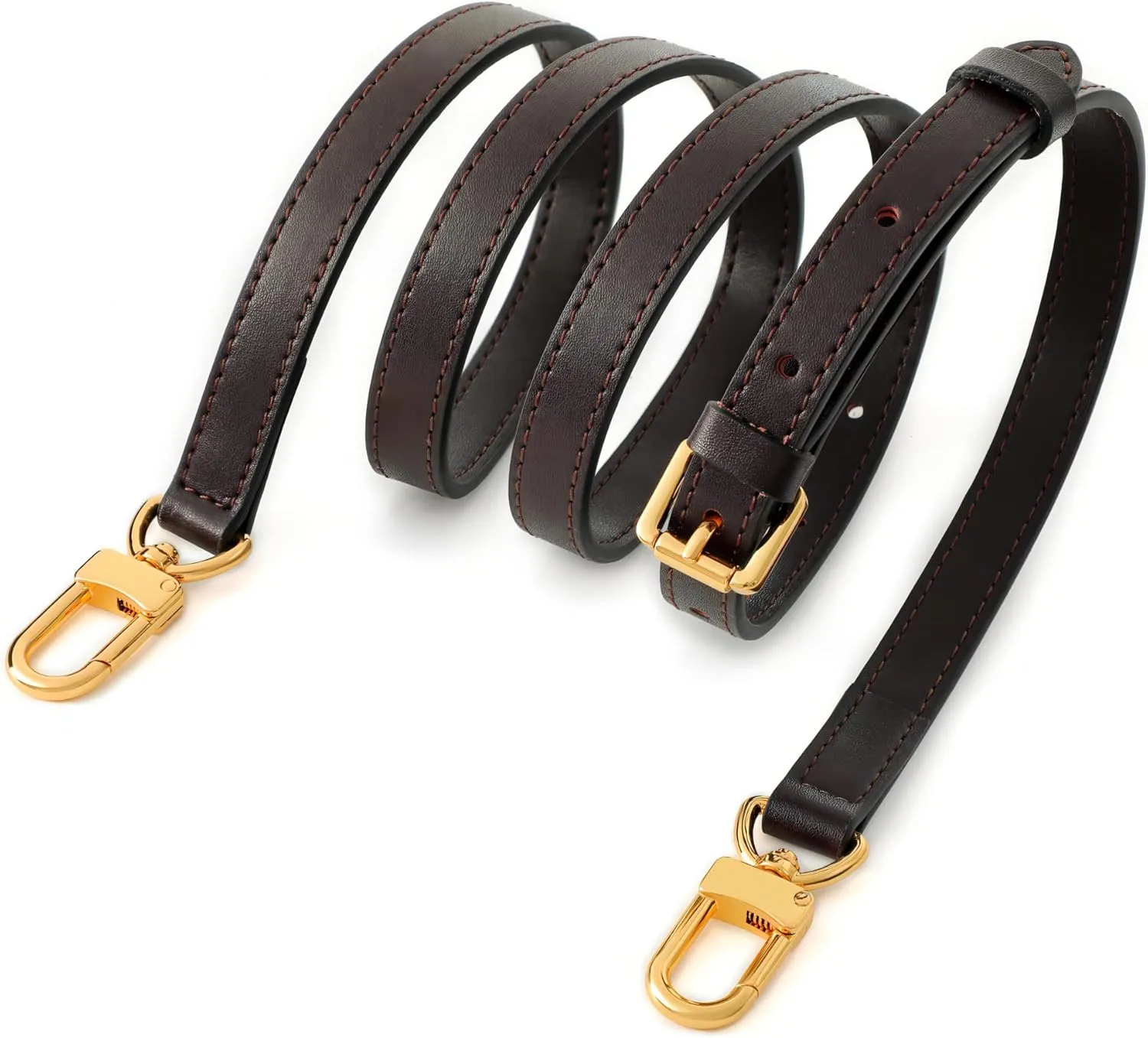 Vachetta Leather Adjustable Crossbody Strap for Women's Crossbody Handbags