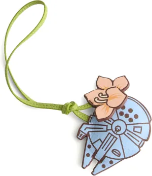 Vera Bradley Star Wars Faux Leather Bag Charm, Millennium Falcon Floral