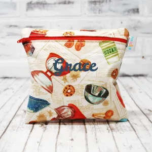 Vintage Baking Personalized Reusable Food Bag