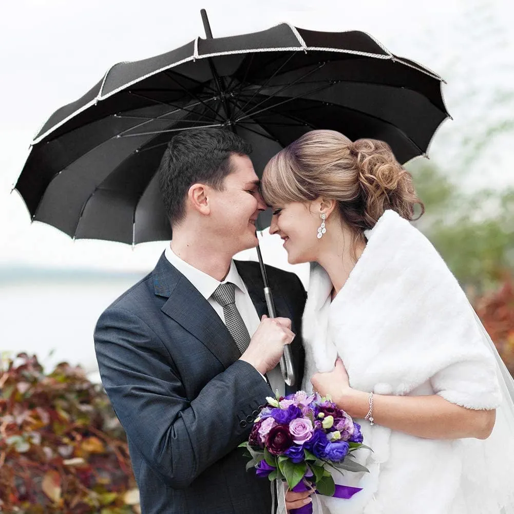 VIVI SKY Pagoda Peak Old-fashionable Ingenuity Umbrella Parasol (black)
