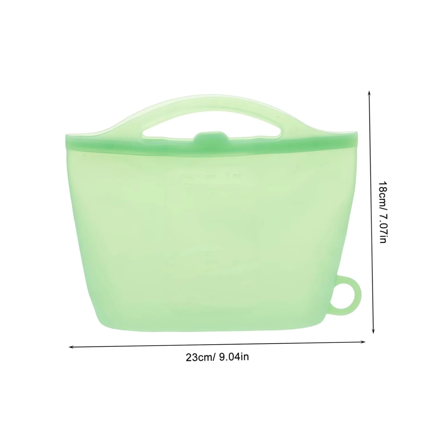 Wakauto Large Capacity Silicone Fresh-Keeper Bag Reusable Steam Bag for Microwave Food Storage Baby Bottles