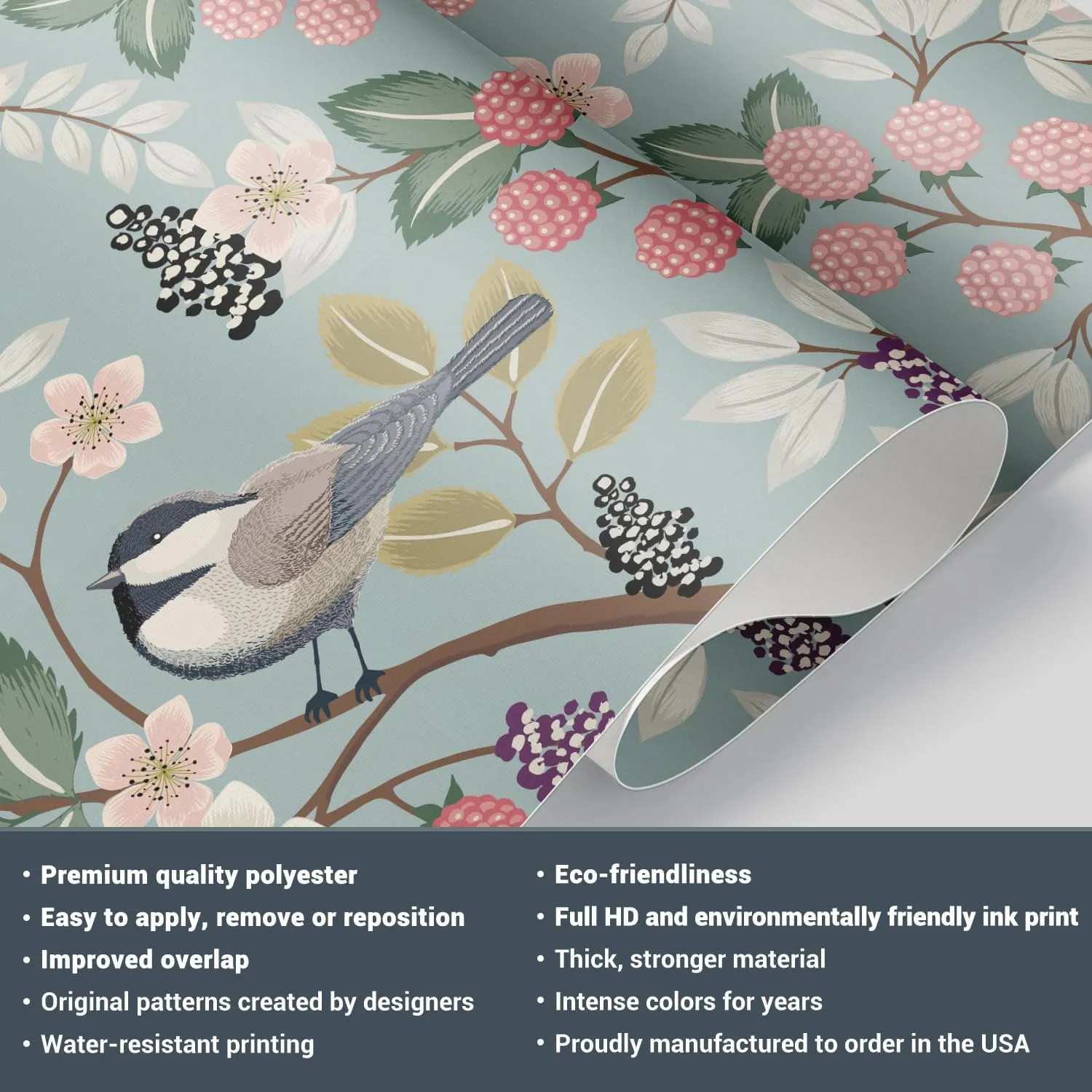 wall26 - Large Wall Mural - Seacape with Waves on The Beach and Flying Seagulls Self-Adhesive Vinyl Wallpaper Removable Modern Wall Decor - 108x72 inches