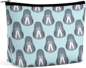 Walrus Chibi Makeup Bag Cosmetic Pouch Toiletry Bags Travel Organizer
