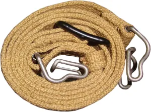 Warreplica Japanese Arisaka Type 99 Canvas Rifle Sling with Quick Detach Metal Clips – WWII Style Military Sling for Type 38 and Type 99 Arisaka Rifles – Durable Reproduction Canvas Gun Strap