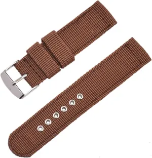 Watch Strap,Watch bands, 16mm 18mm 20mm 22mm 24mm Watch Band Soft and Comfortable Nylon Strap Universal Replacement Canvas Watchband