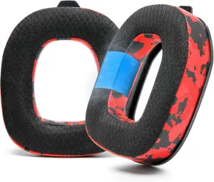 WC Freeze A50 - Cooling Gel Replacement Earpads for Astro A50 Gen 4, Gen 5 and A50X Only, Made by Wicked Cushions, Improved Durability, Thickness and Sound Isolation | Red Camo