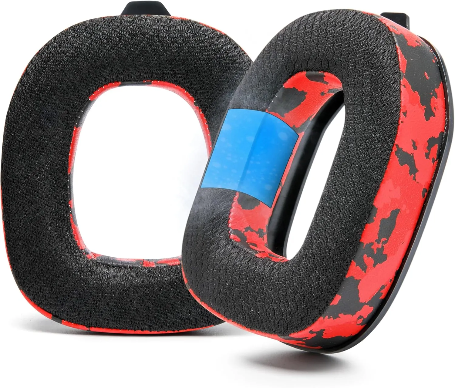 WC Freeze A50 - Cooling Gel Replacement Earpads for Astro A50 Gen 4, Gen 5 and A50X Only, Made by Wicked Cushions, Improved Durability, Thickness and Sound Isolation | Red Camo
