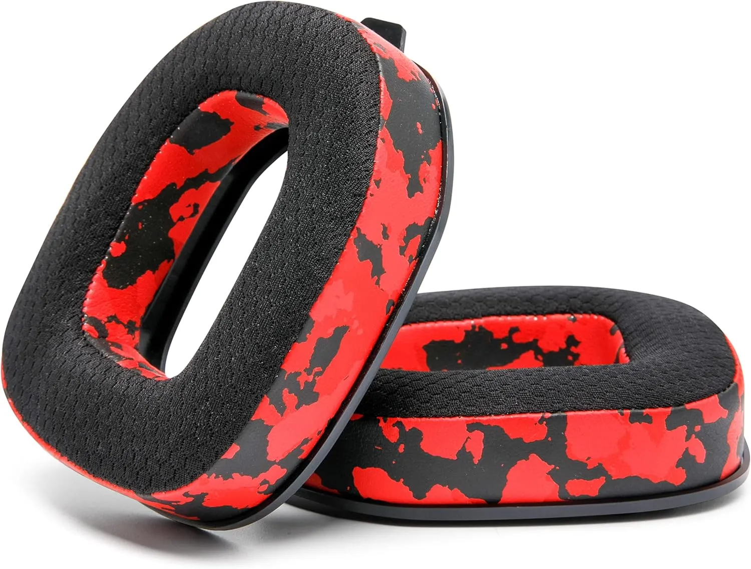 WC Freeze A50 - Cooling Gel Replacement Earpads for Astro A50 Gen 4, Gen 5 and A50X Only, Made by Wicked Cushions, Improved Durability, Thickness and Sound Isolation | Red Camo