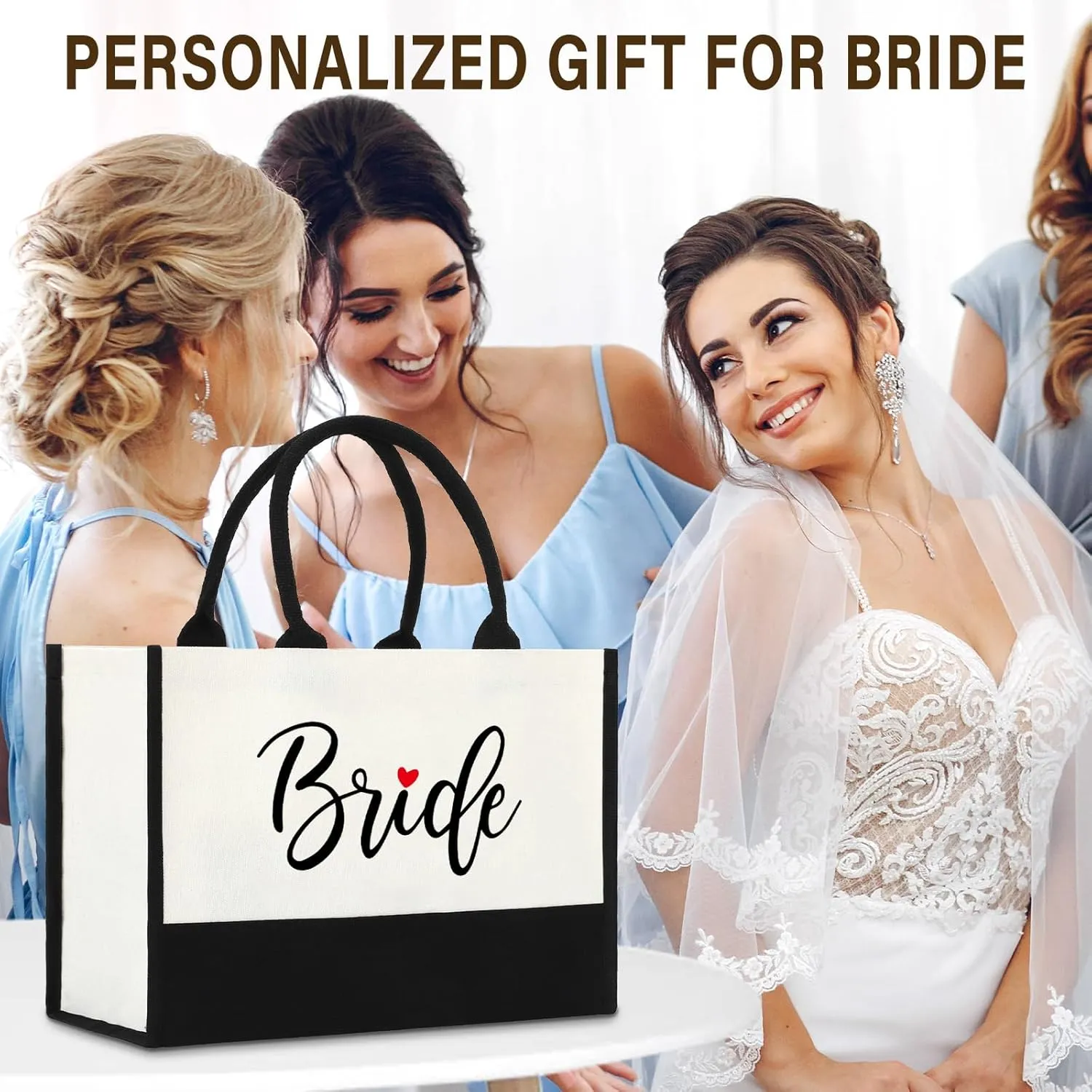 Wedding Gifts for Bride, Bridal Shower Gifts or Engagement Gift for Bride Women Bachelorette Present Tote Bag