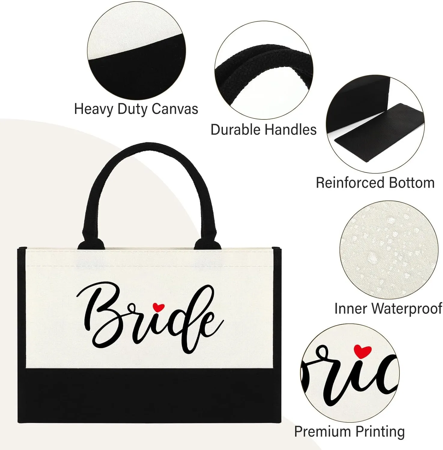 Wedding Gifts for Bride, Bridal Shower Gifts or Engagement Gift for Bride Women Bachelorette Present Tote Bag