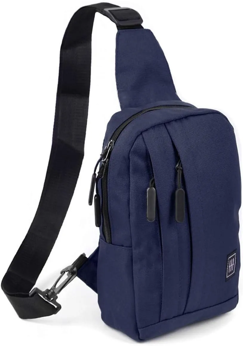 WESTEND Crossbody Canvas Sling Bag Backpack with Reversible Strap
