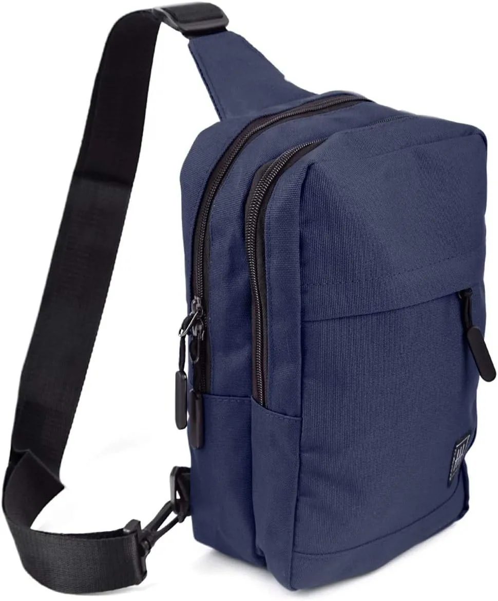 WESTEND Crossbody Canvas Sling Bag Backpack with Reversible Strap