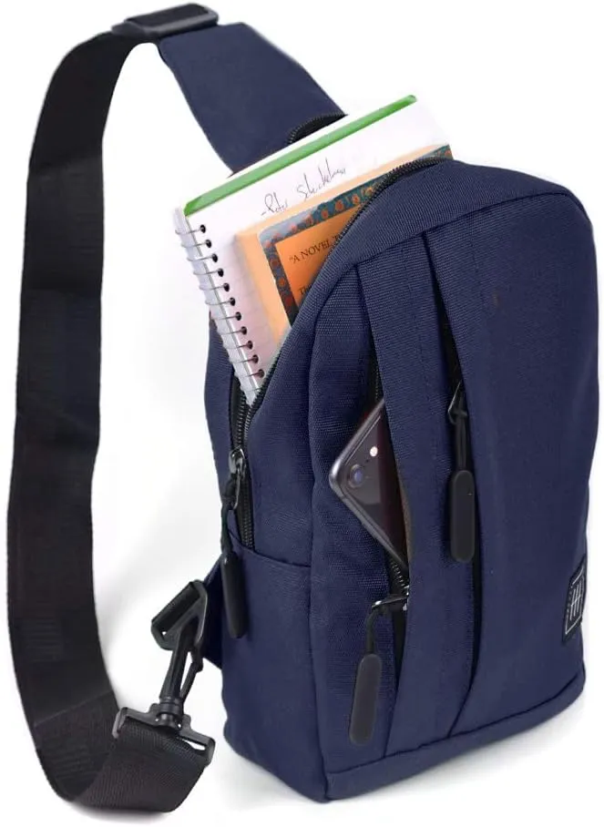 WESTEND Crossbody Canvas Sling Bag Backpack with Reversible Strap