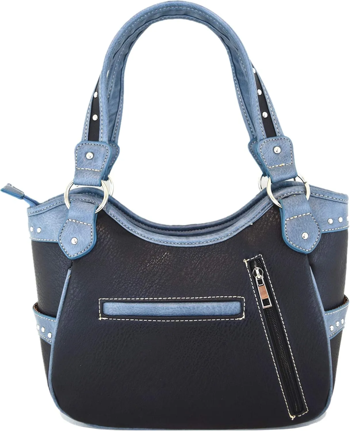 Western Style Springtime Embroidery Butterfly Floral Leather Totes Purse Country Handbag Women Shoulder Bag Wallet Set