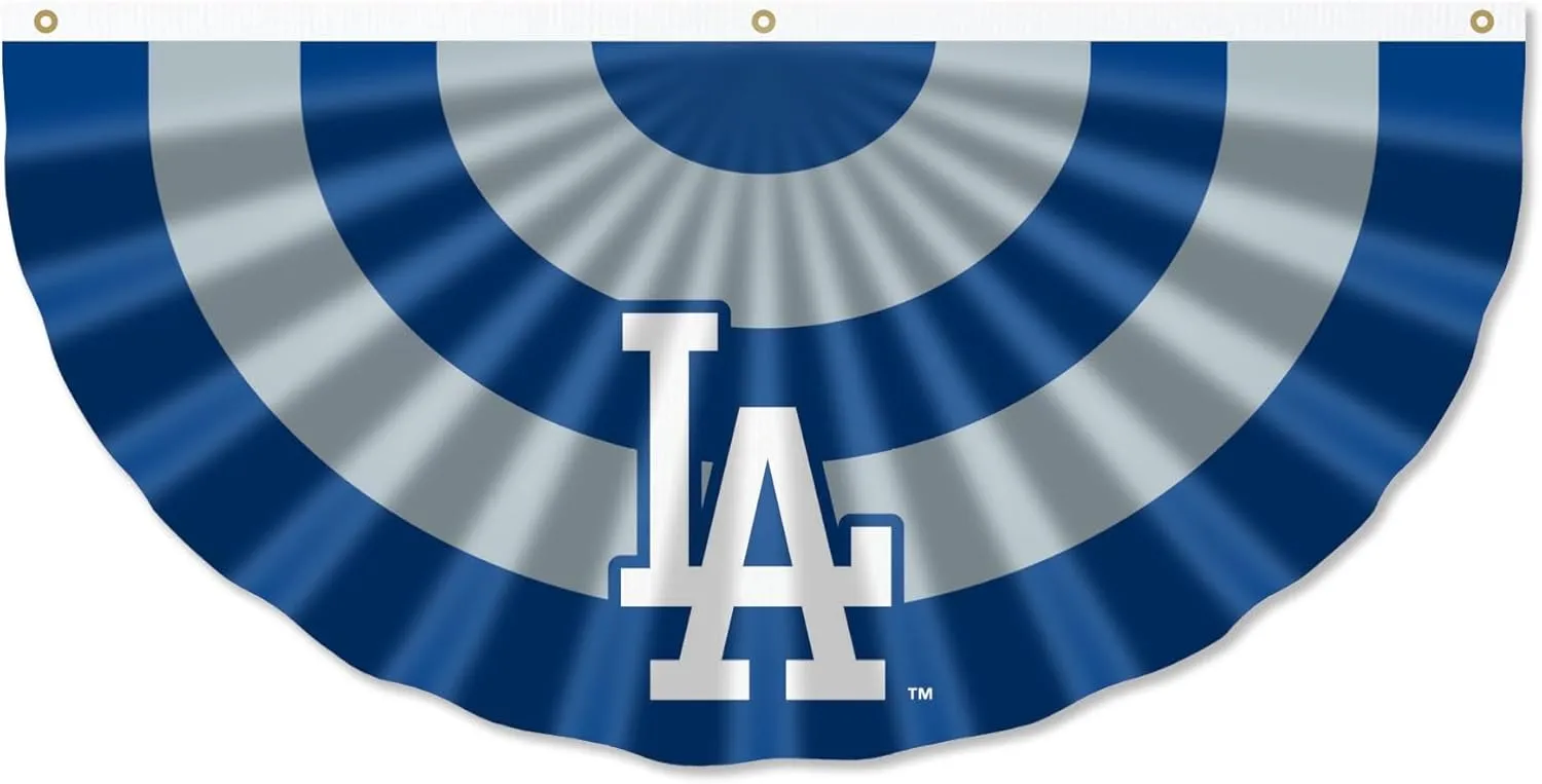 WinCraft Los Angeles Dodgers Bunting Pleated Fan Banners