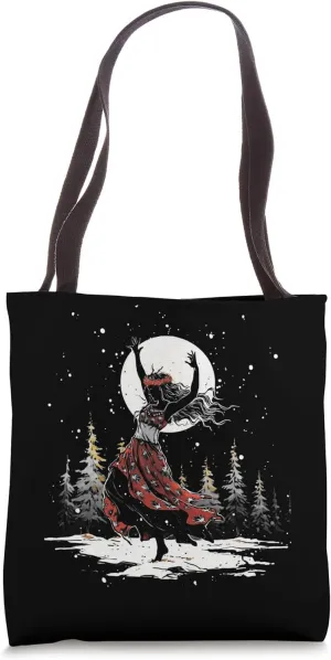 Winter Solstice Dance | Van Gogh Style Fashion #10 Tote Bag