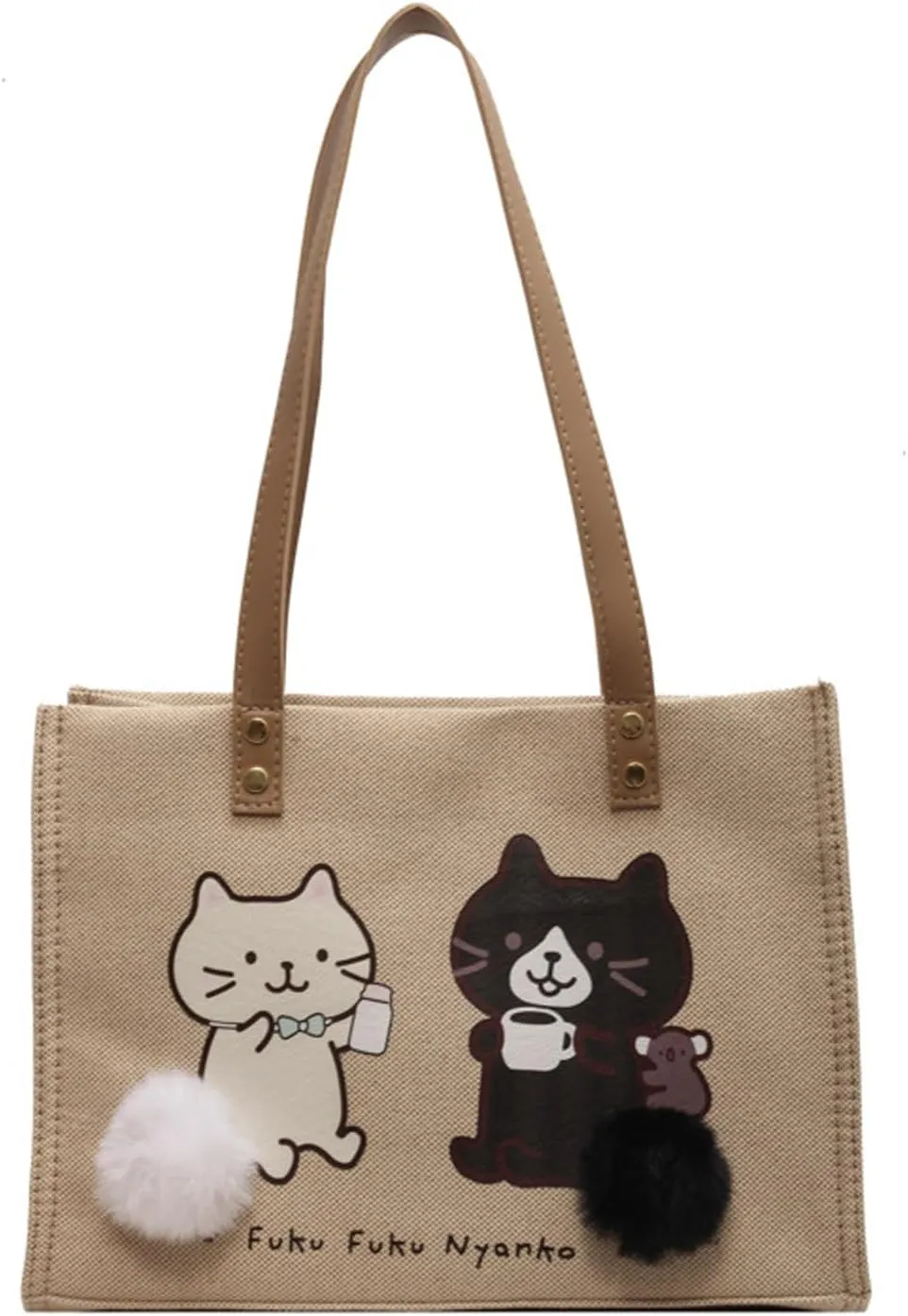Women Canvas Tote Handbags Casual Shoulder Work Bag Crossbody Top Handle Bag Cross-body Handbags