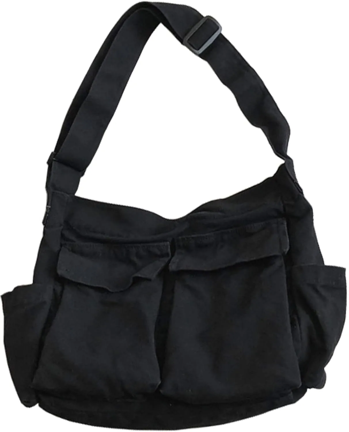 Women Shoulder Bags Canvas Tote Bag Handbag Large Hobo with Pockets Work Bags for Women and Men