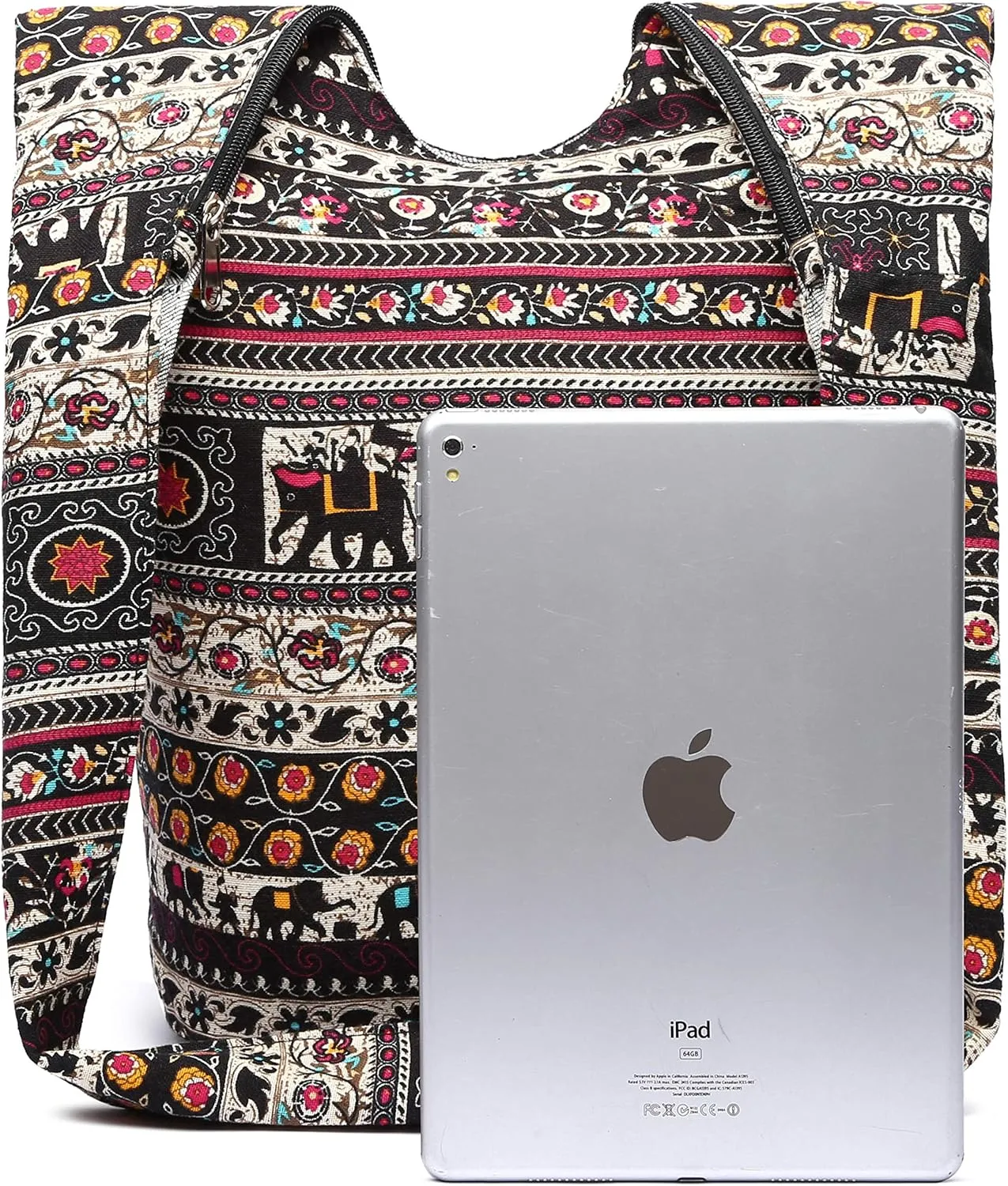 Women Shoulder Handbags Fashion canvas Hippie Crossbody Bags Bohemian Animal Prints Hobo Bags
