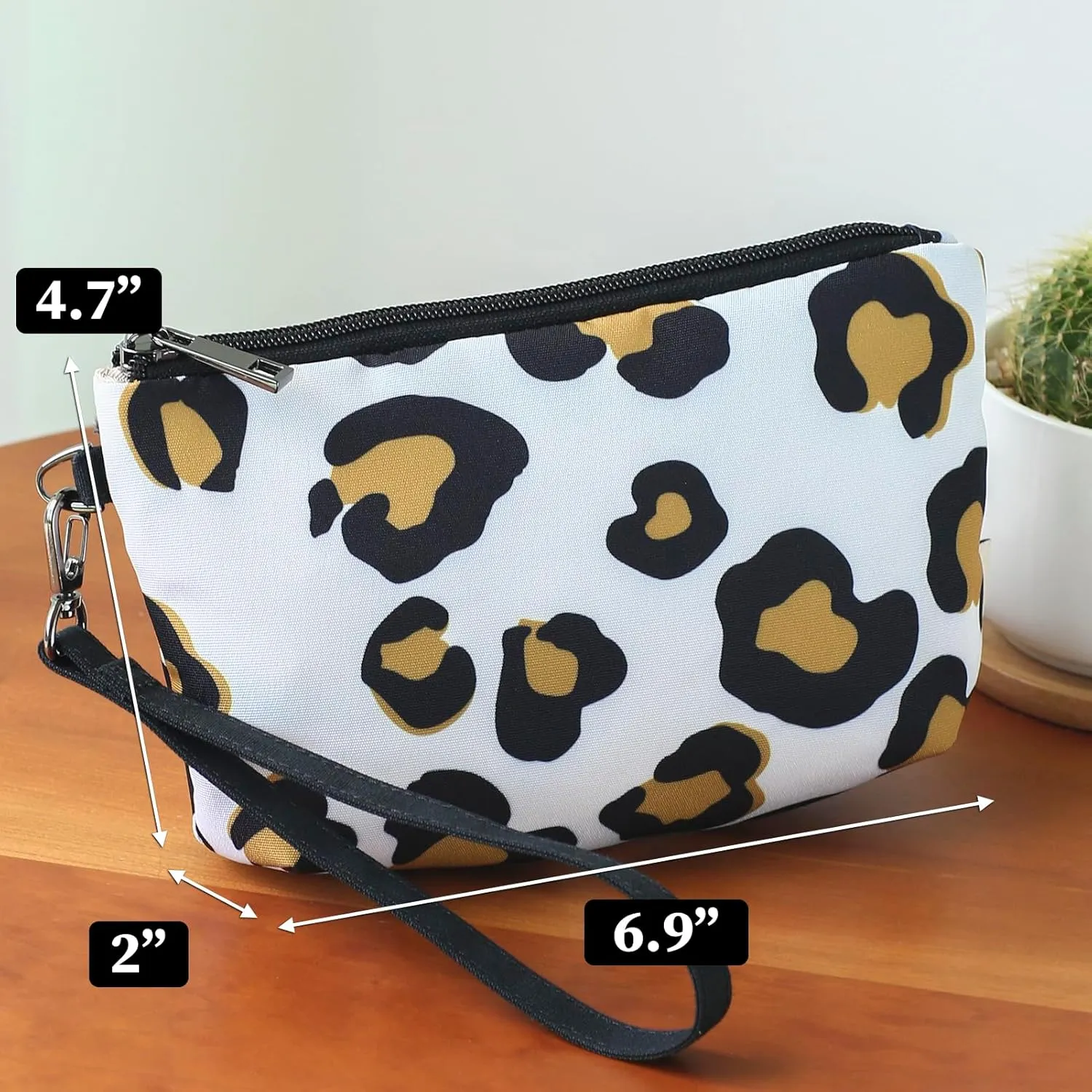Women Zipper Wristlet Wallet with Coin Pocket
