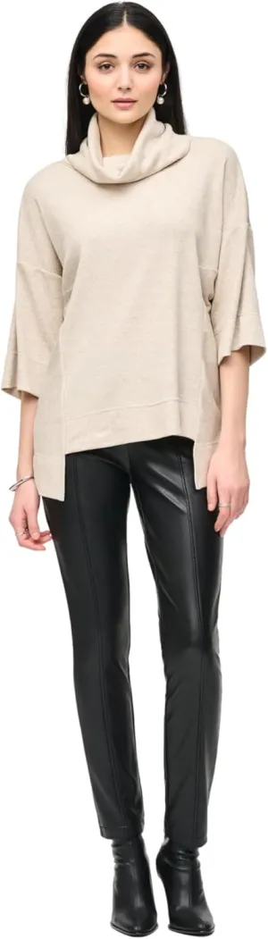 Women's Bonded Leatherette Slim Fit Pants